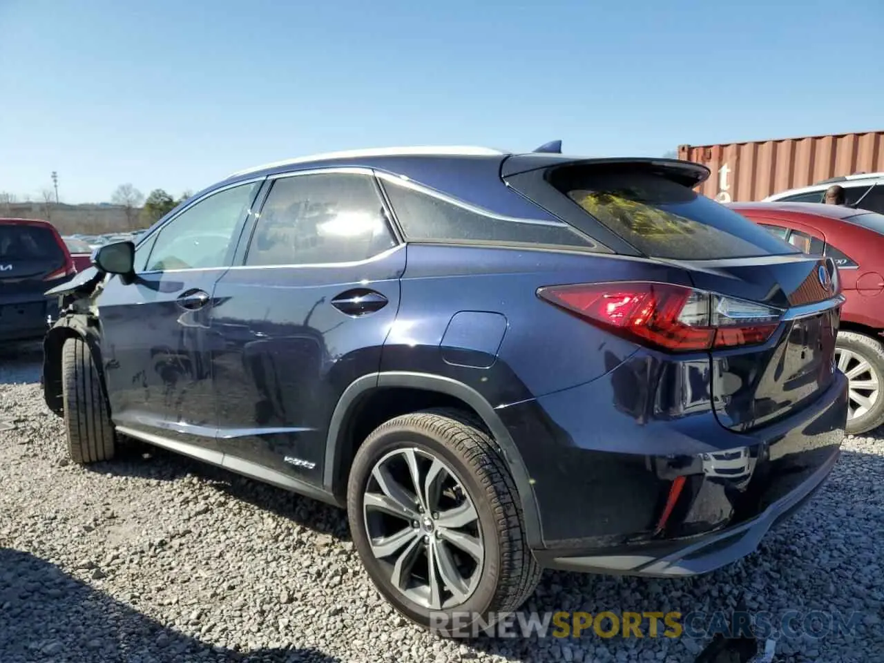 2 Photograph of a damaged car 2T2BGMCA5KC042037 LEXUS RX450 2019