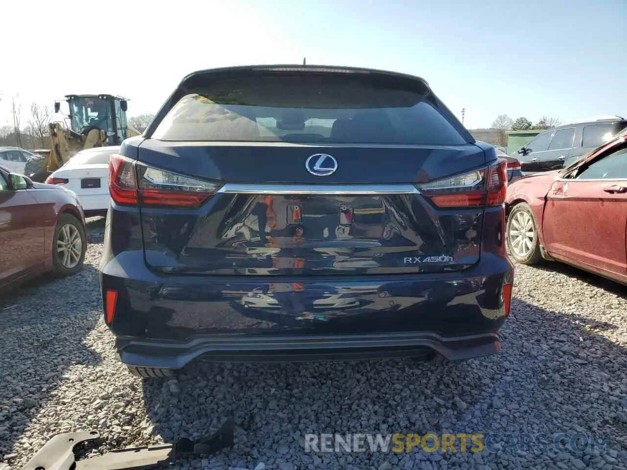 6 Photograph of a damaged car 2T2BGMCA5KC042037 LEXUS RX450 2019