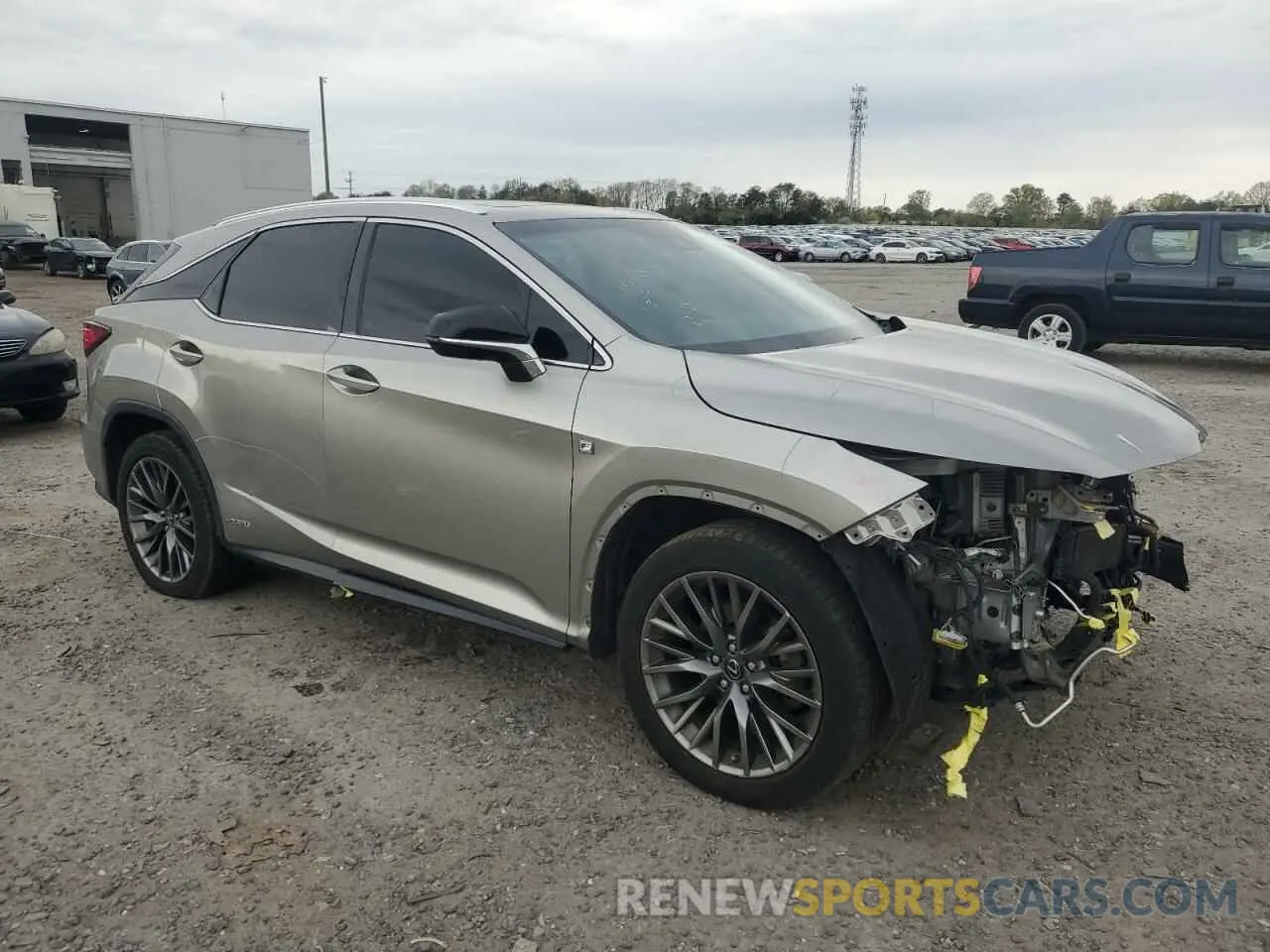 4 Photograph of a damaged car 2T2BGMCA6KC031211 LEXUS RX450 2019