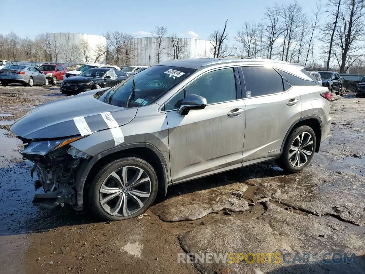 1 Photograph of a damaged car 2T2BGMCA6KC036280 LEXUS RX450 2019