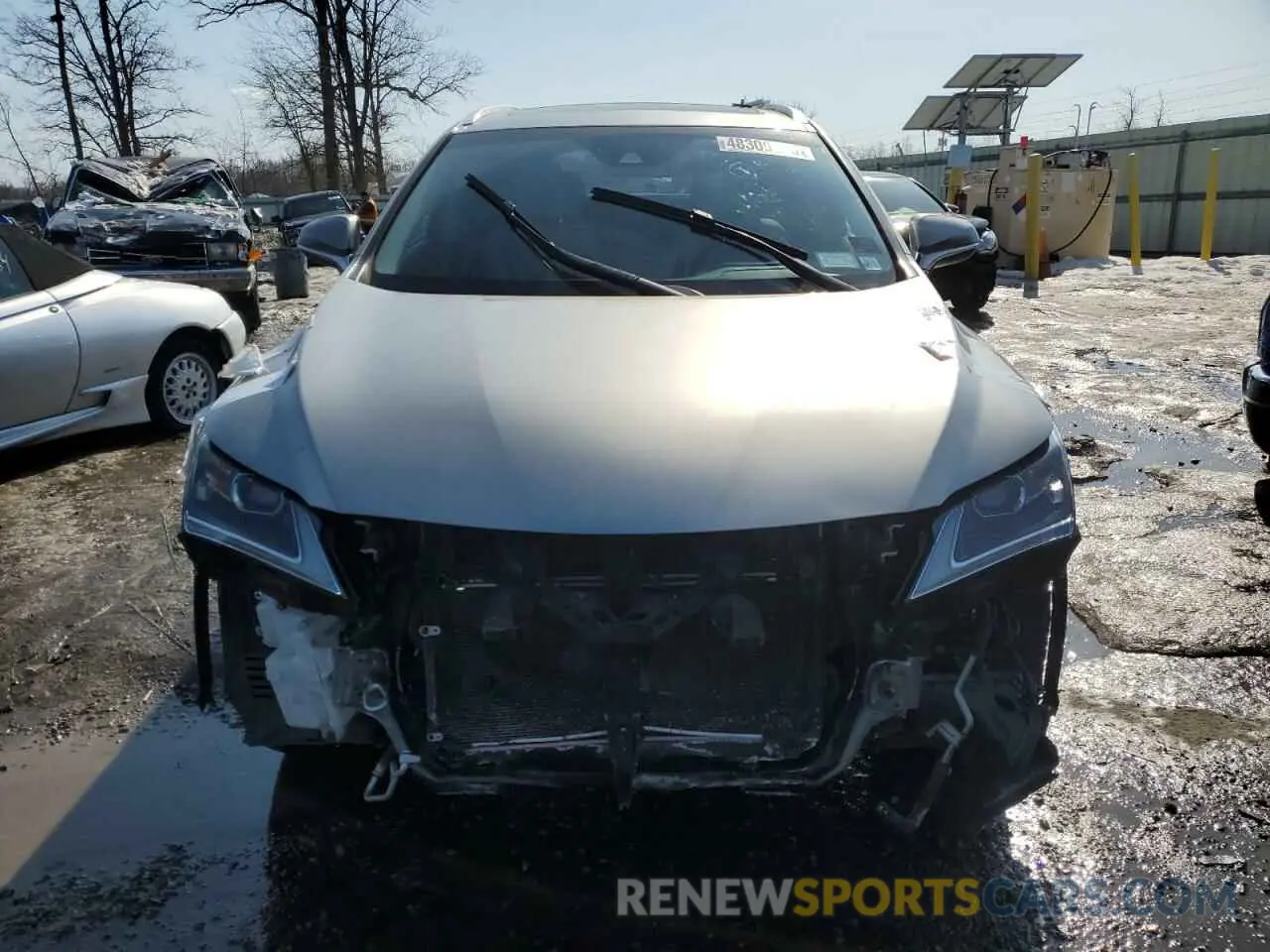 5 Photograph of a damaged car 2T2BGMCA6KC036280 LEXUS RX450 2019