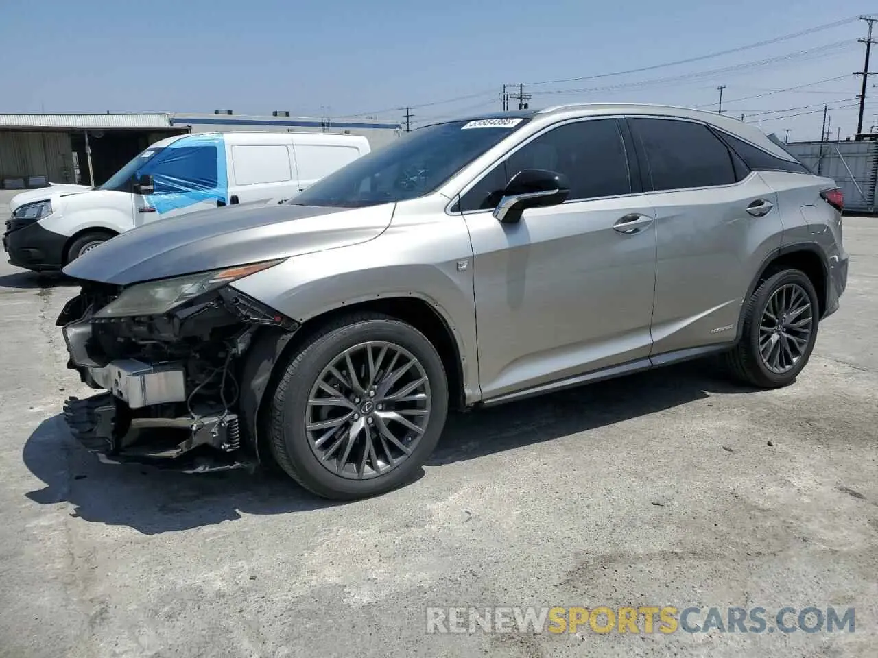 1 Photograph of a damaged car 2T2BGMCA6KC039793 LEXUS RX450 2019