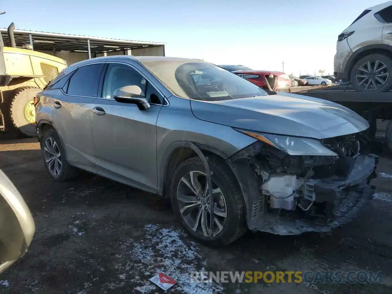 4 Photograph of a damaged car 2T2BGMCA7KC034330 LEXUS RX450 2019