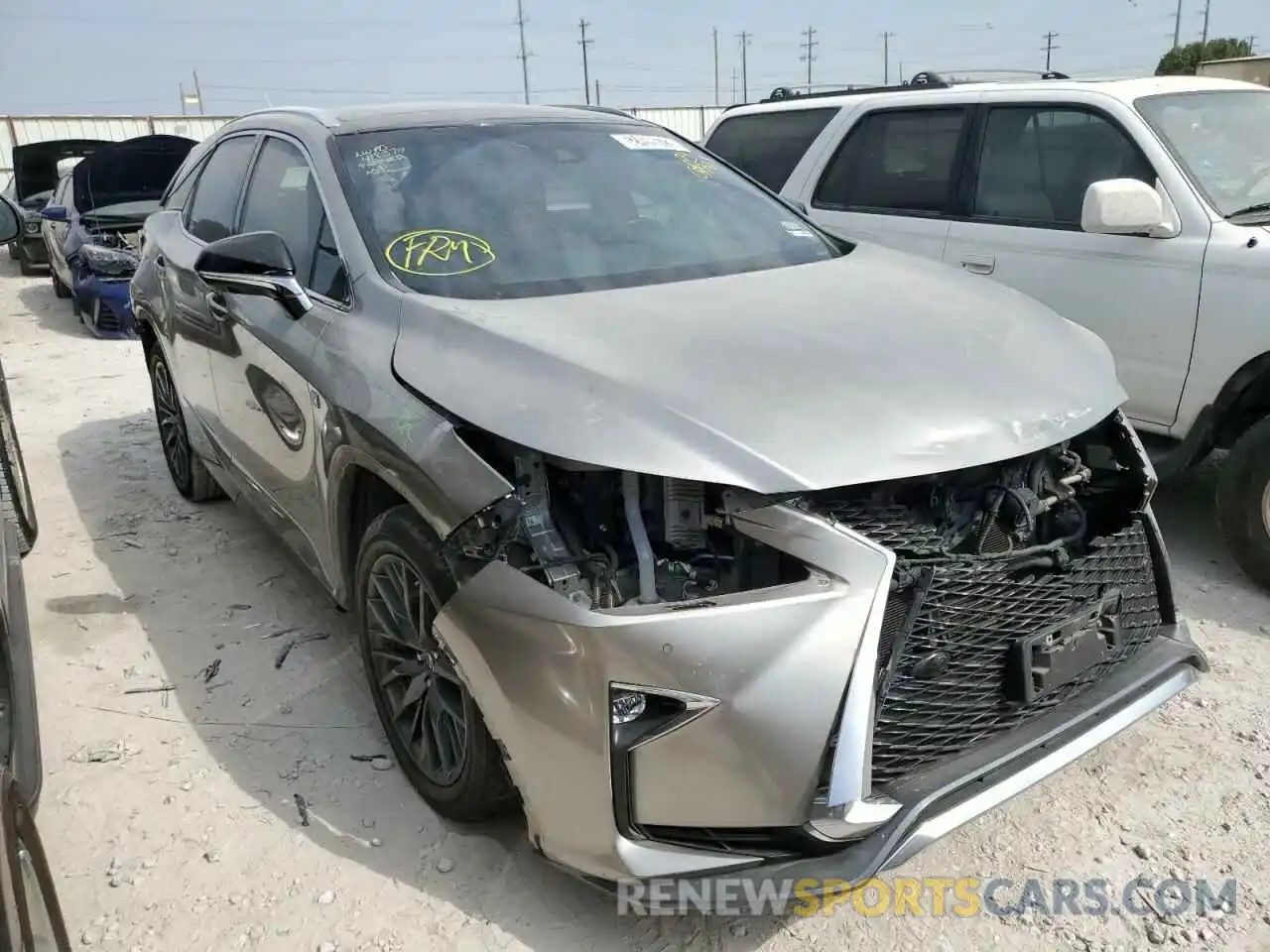 1 Photograph of a damaged car 2T2BGMCA7KC039530 LEXUS RX450 2019