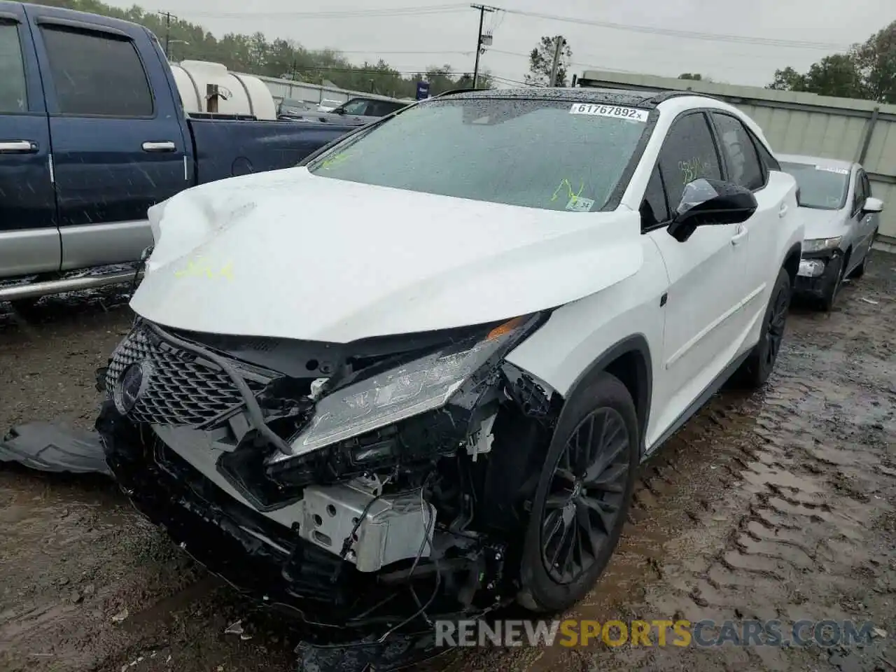 2 Photograph of a damaged car 2T2BGMCA7KC043061 LEXUS RX450 2019