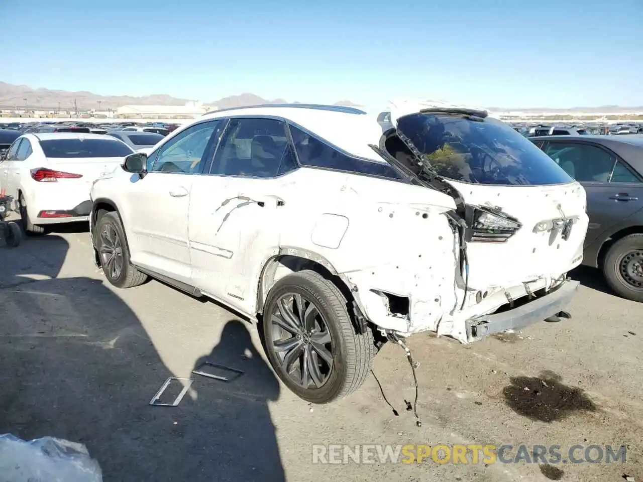 2 Photograph of a damaged car 2T2BGMCA8KC030318 LEXUS RX450 2019