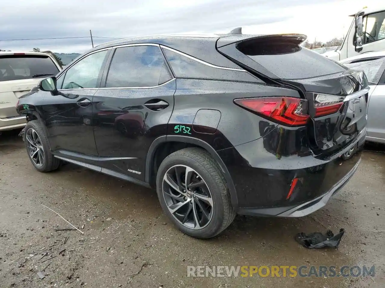 2 Photograph of a damaged car 2T2BGMCA8KC030500 LEXUS RX450 2019