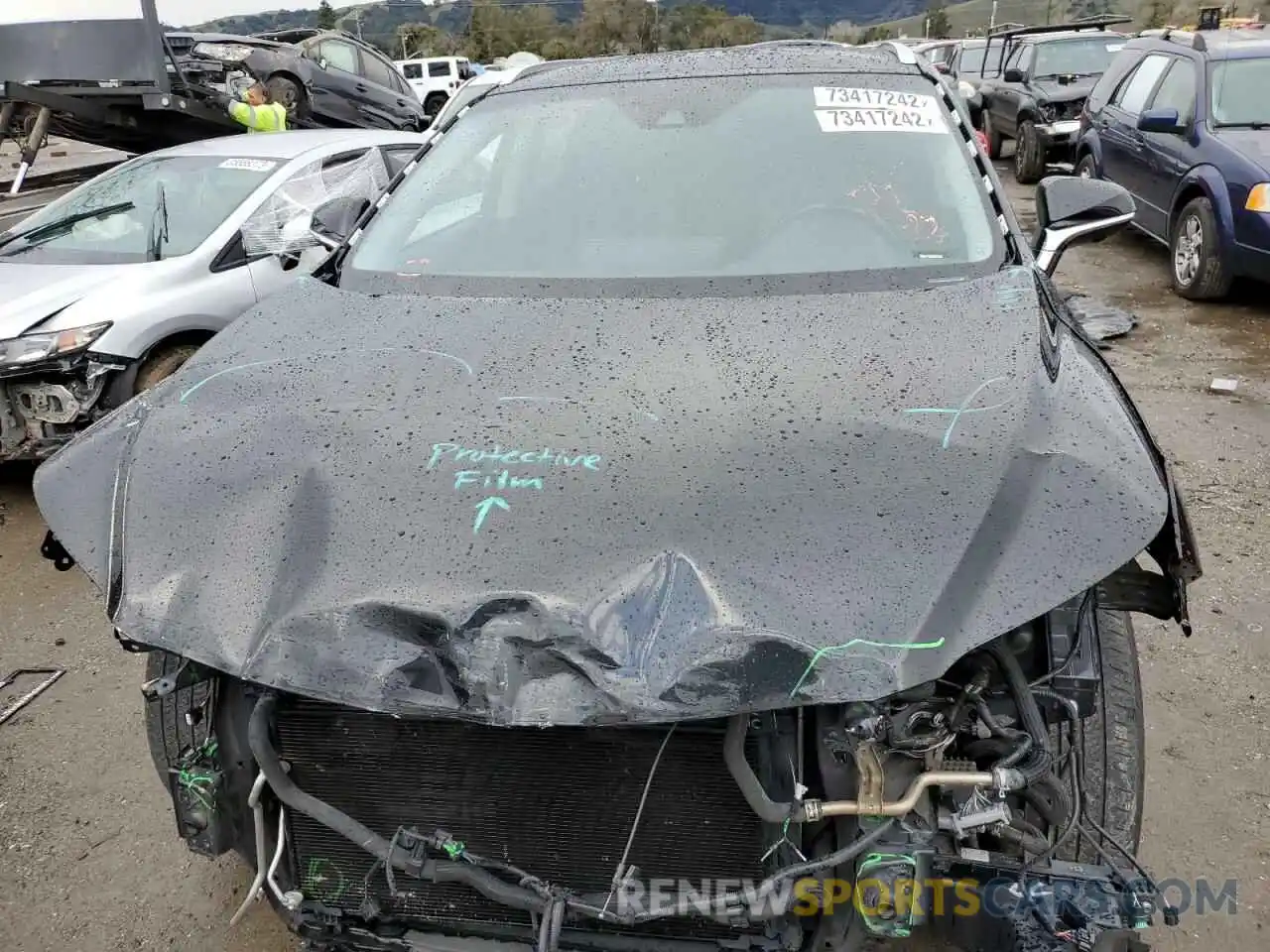 5 Photograph of a damaged car 2T2BGMCA8KC030500 LEXUS RX450 2019