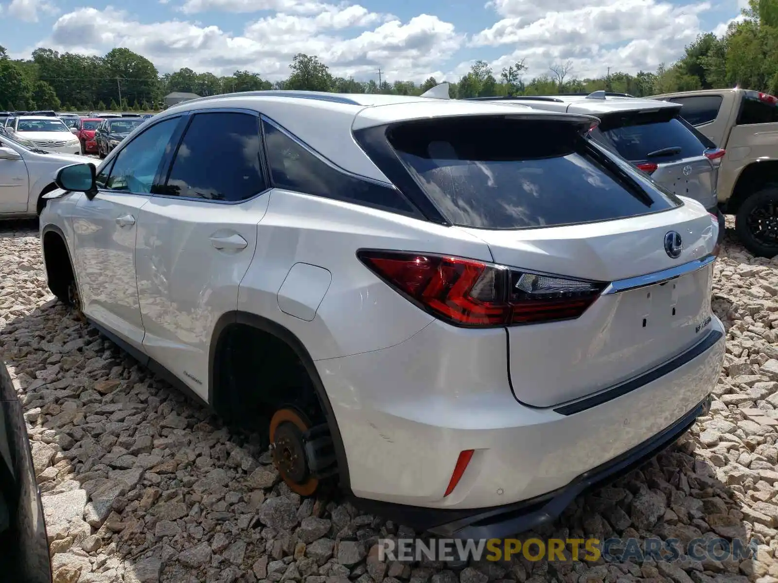 3 Photograph of a damaged car 2T2BGMCA8KC030965 LEXUS RX450 2019