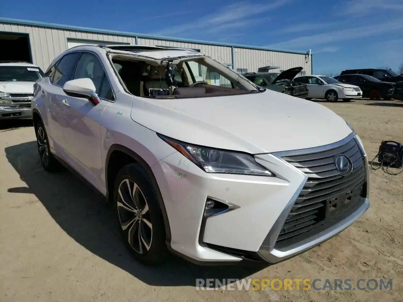 1 Photograph of a damaged car 2T2BGMCA8KC038967 LEXUS RX450 2019