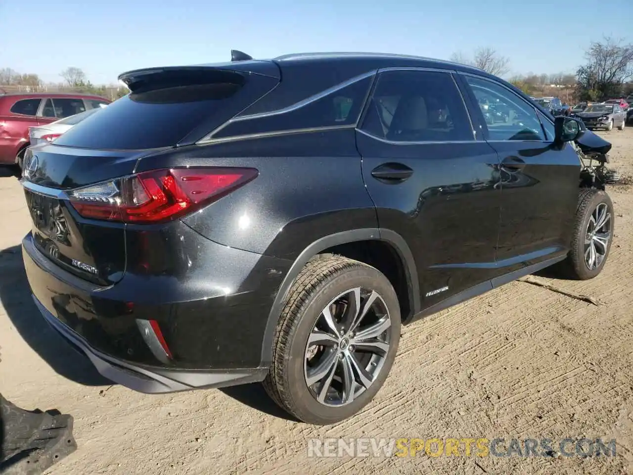 3 Photograph of a damaged car 2T2BGMCA8KC040606 LEXUS RX450 2019