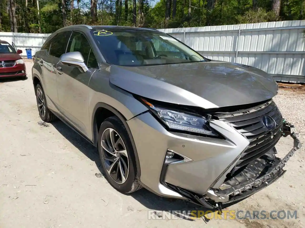 1 Photograph of a damaged car 2T2BGMCA8KC041514 LEXUS RX450 2019