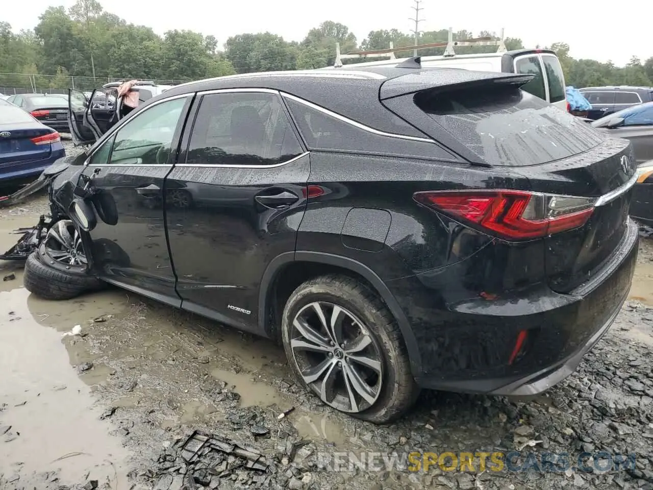 2 Photograph of a damaged car 2T2BGMCA8KC043313 LEXUS RX450 2019