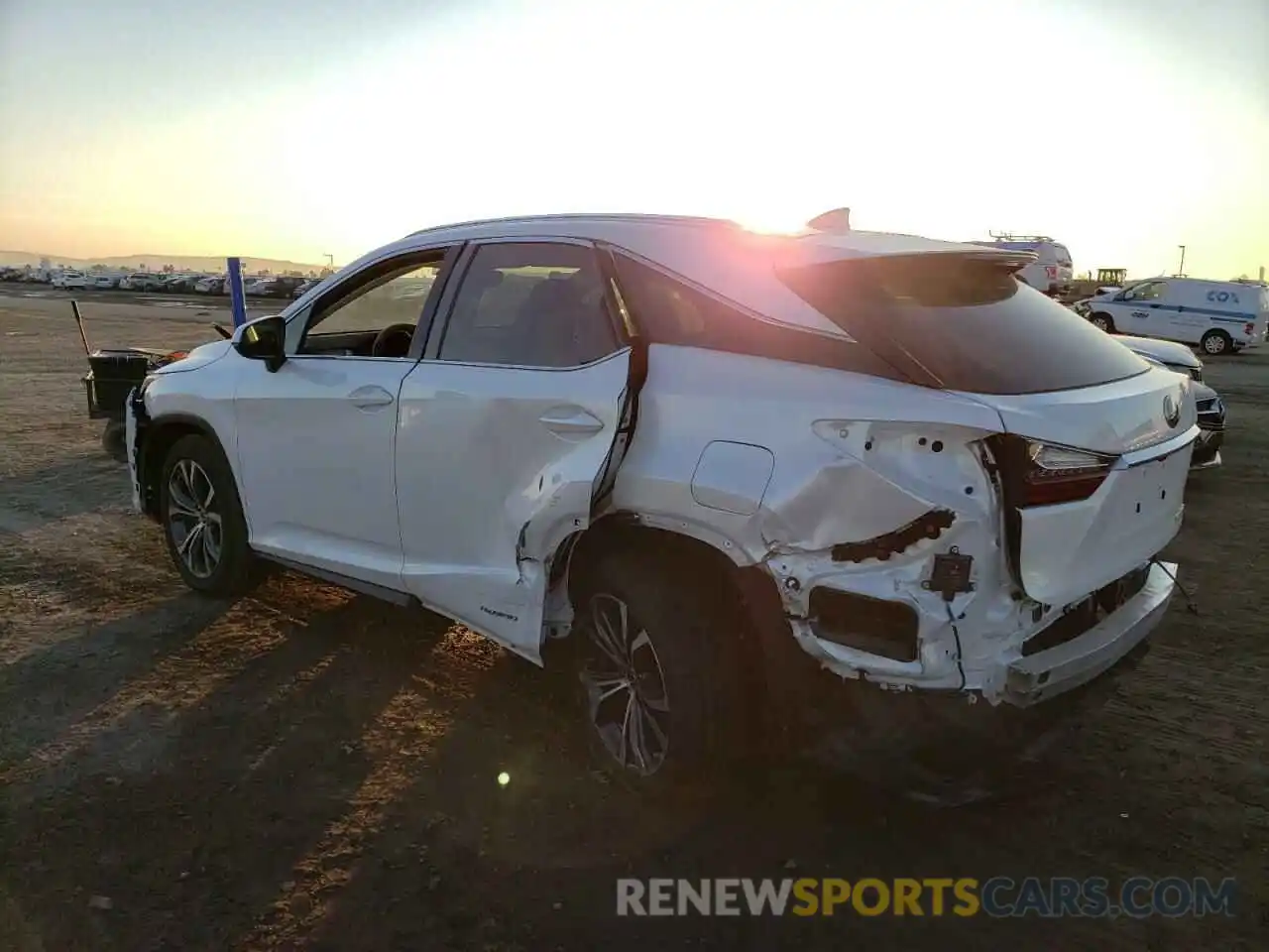 2 Photograph of a damaged car 2T2BGMCA9KC042865 LEXUS RX450 2019