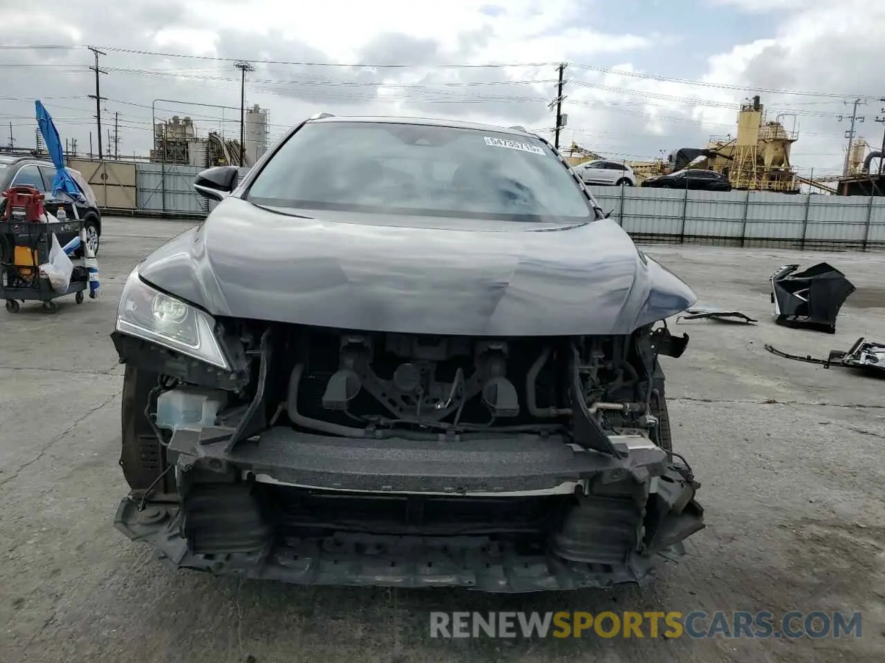 5 Photograph of a damaged car 2T2BGMCAXKC037688 LEXUS RX450 2019
