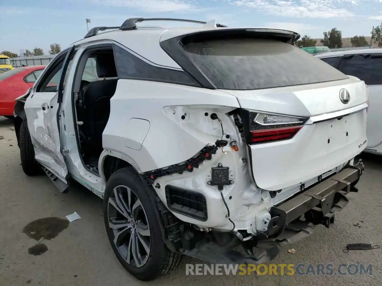 2 Photograph of a damaged car 2T2BGMCAXKC038341 LEXUS RX450 2019