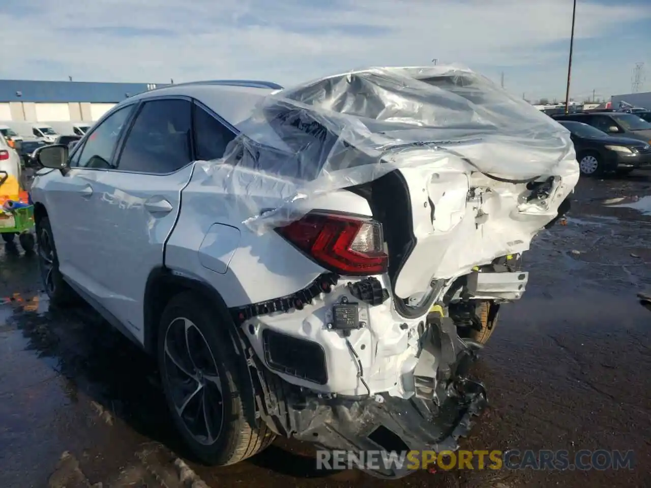 3 Photograph of a damaged car 2T2BGMCAXKC038744 LEXUS RX450 2019