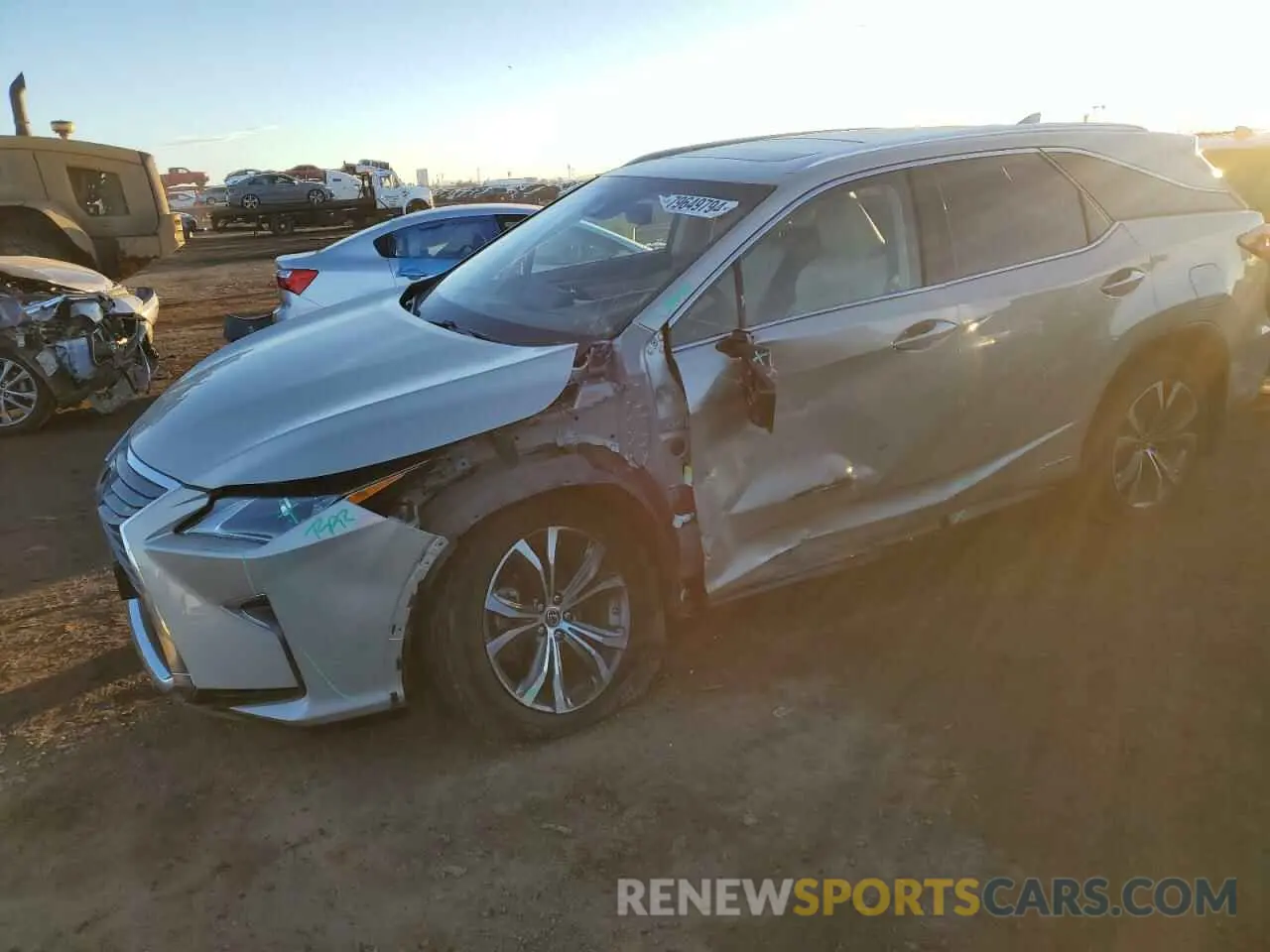 1 Photograph of a damaged car JTJDGKCA0K2007127 LEXUS RX450 2019