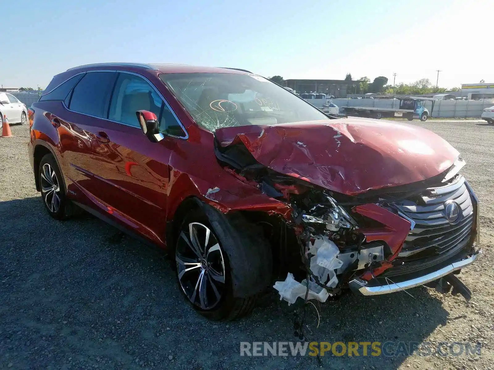 1 Photograph of a damaged car JTJDGKCA1K2006925 LEXUS RX450 2019