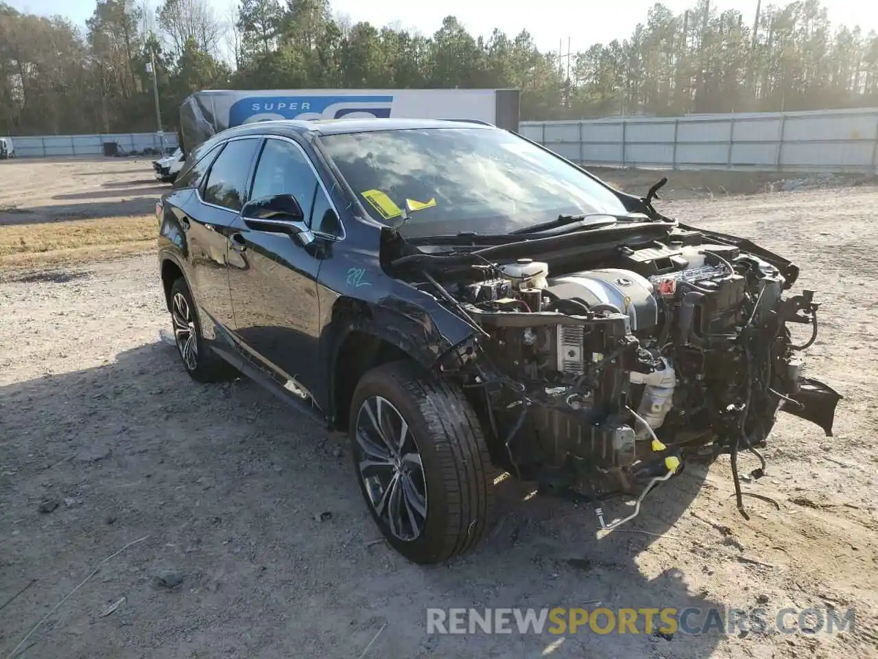 1 Photograph of a damaged car JTJDGKCA3K2007266 LEXUS RX450 2019