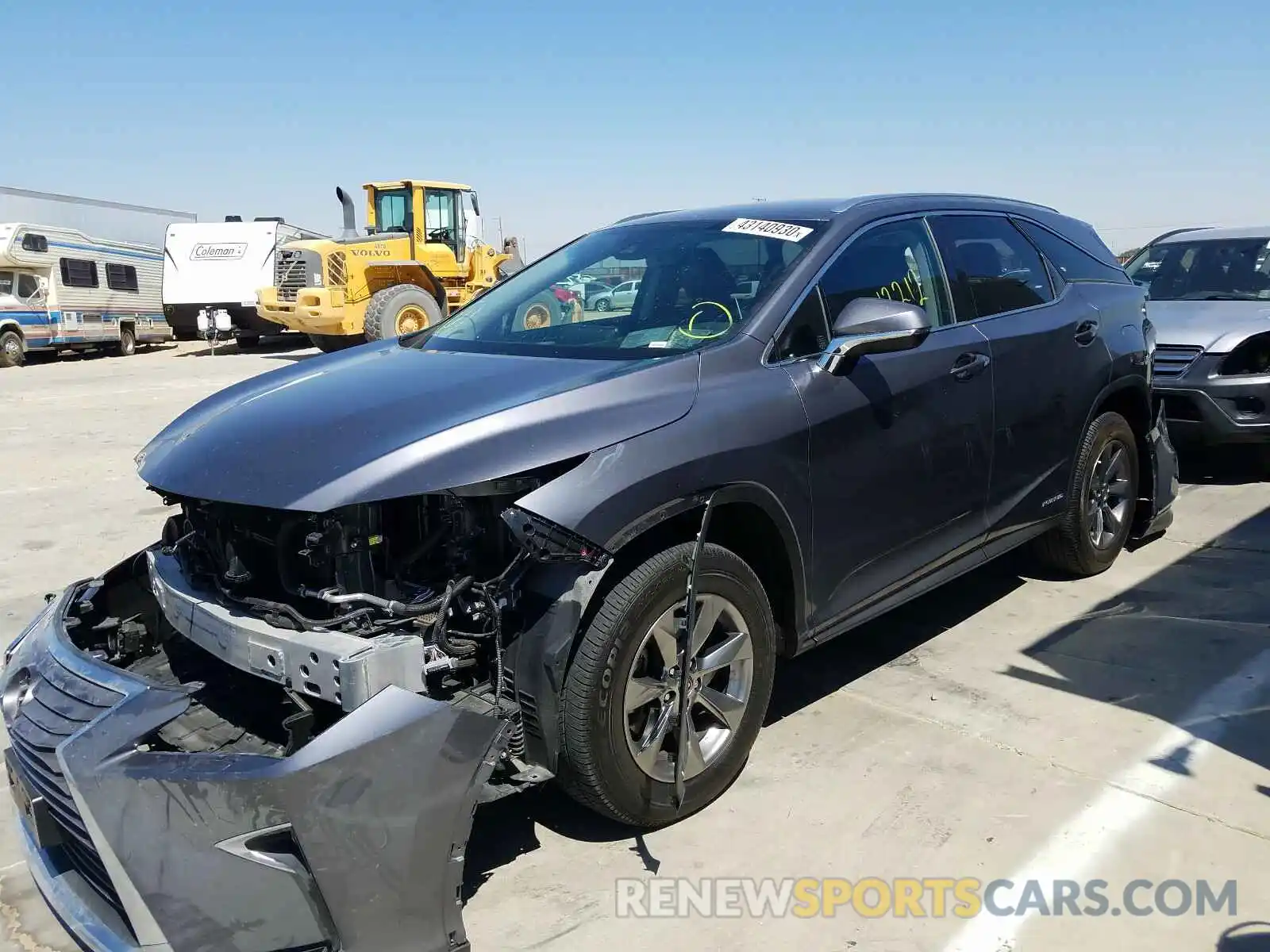 2 Photograph of a damaged car JTJDGKCA8K2006114 LEXUS RX450 2019