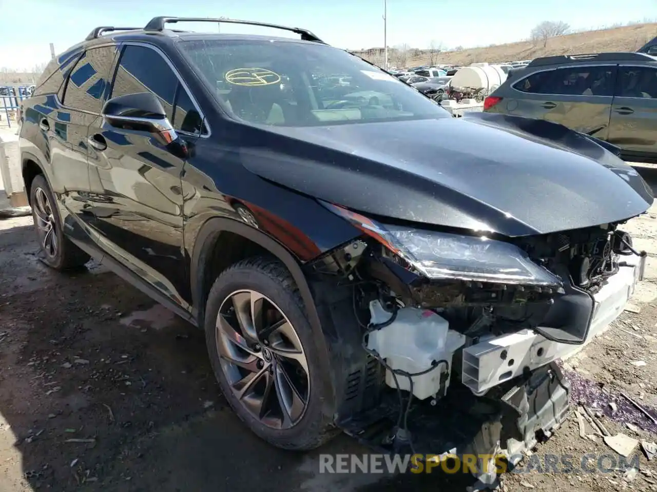 1 Photograph of a damaged car JTJDGKCA8K2007392 LEXUS RX450 2019