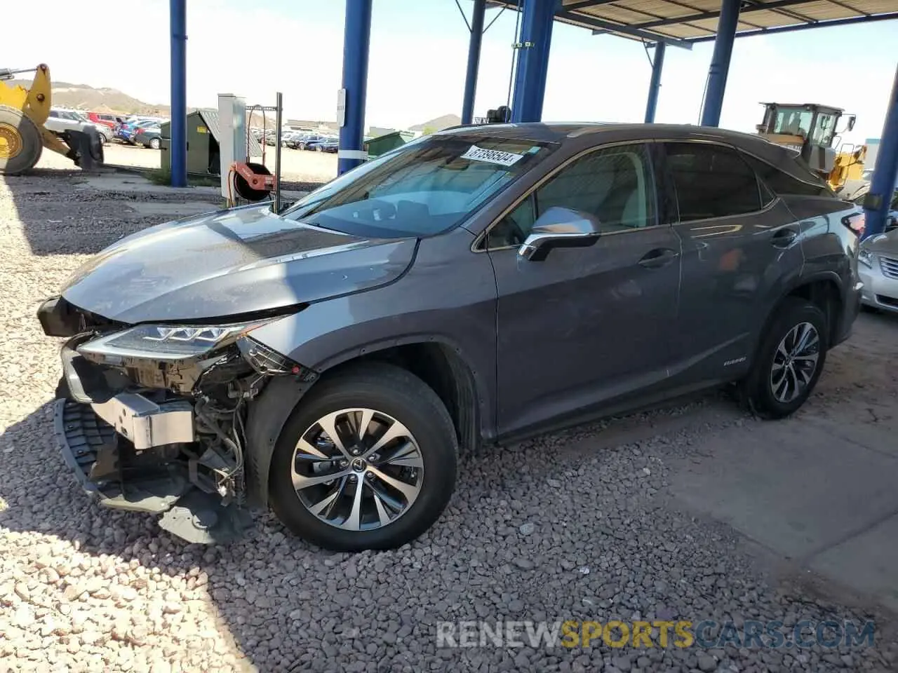 1 Photograph of a damaged car 2T2AGMDAXLC048248 LEXUS RX450 2020