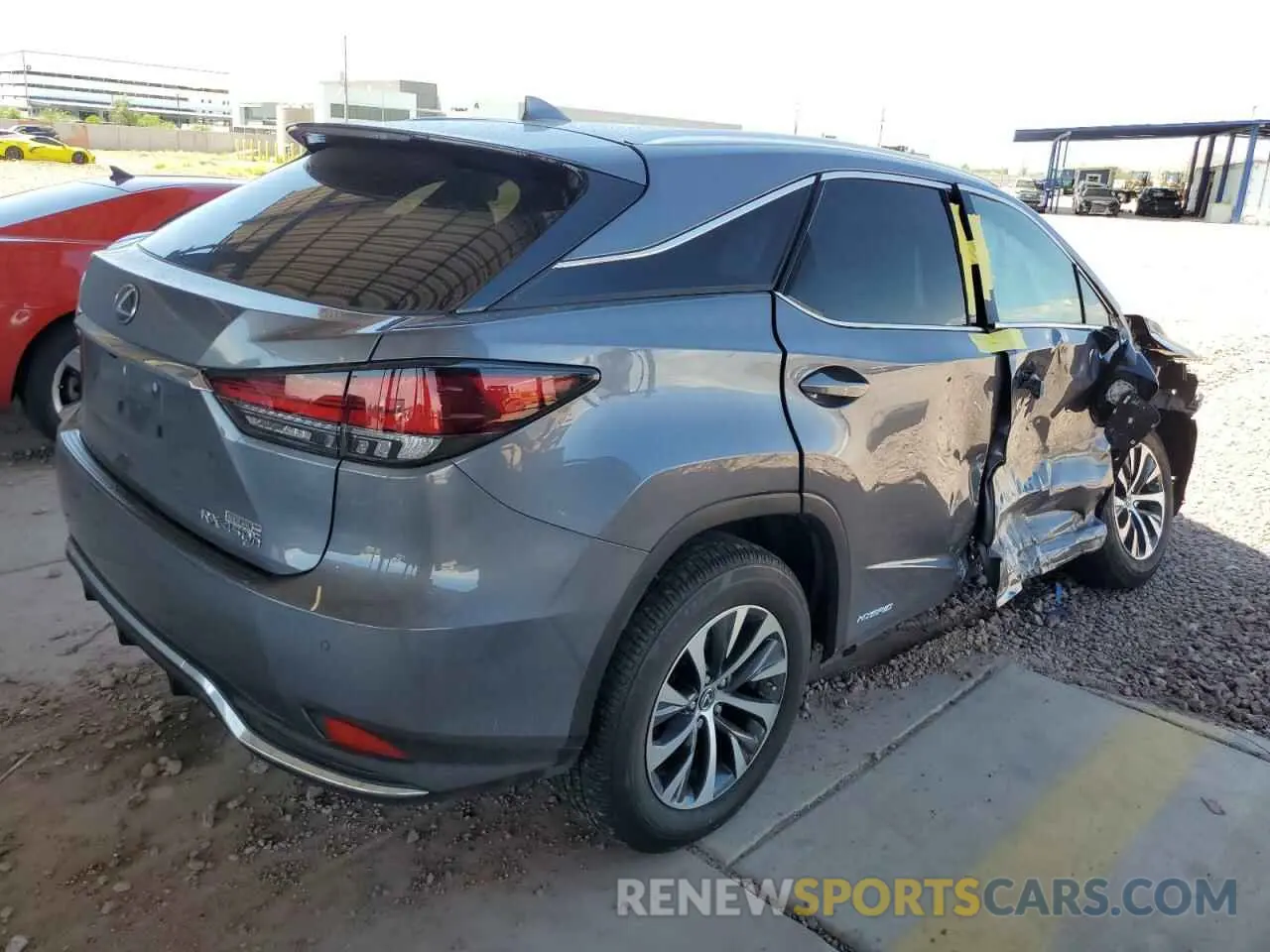 3 Photograph of a damaged car 2T2AGMDAXLC048248 LEXUS RX450 2020