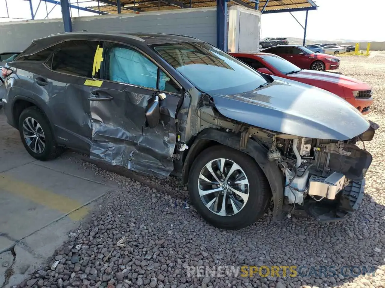 4 Photograph of a damaged car 2T2AGMDAXLC048248 LEXUS RX450 2020