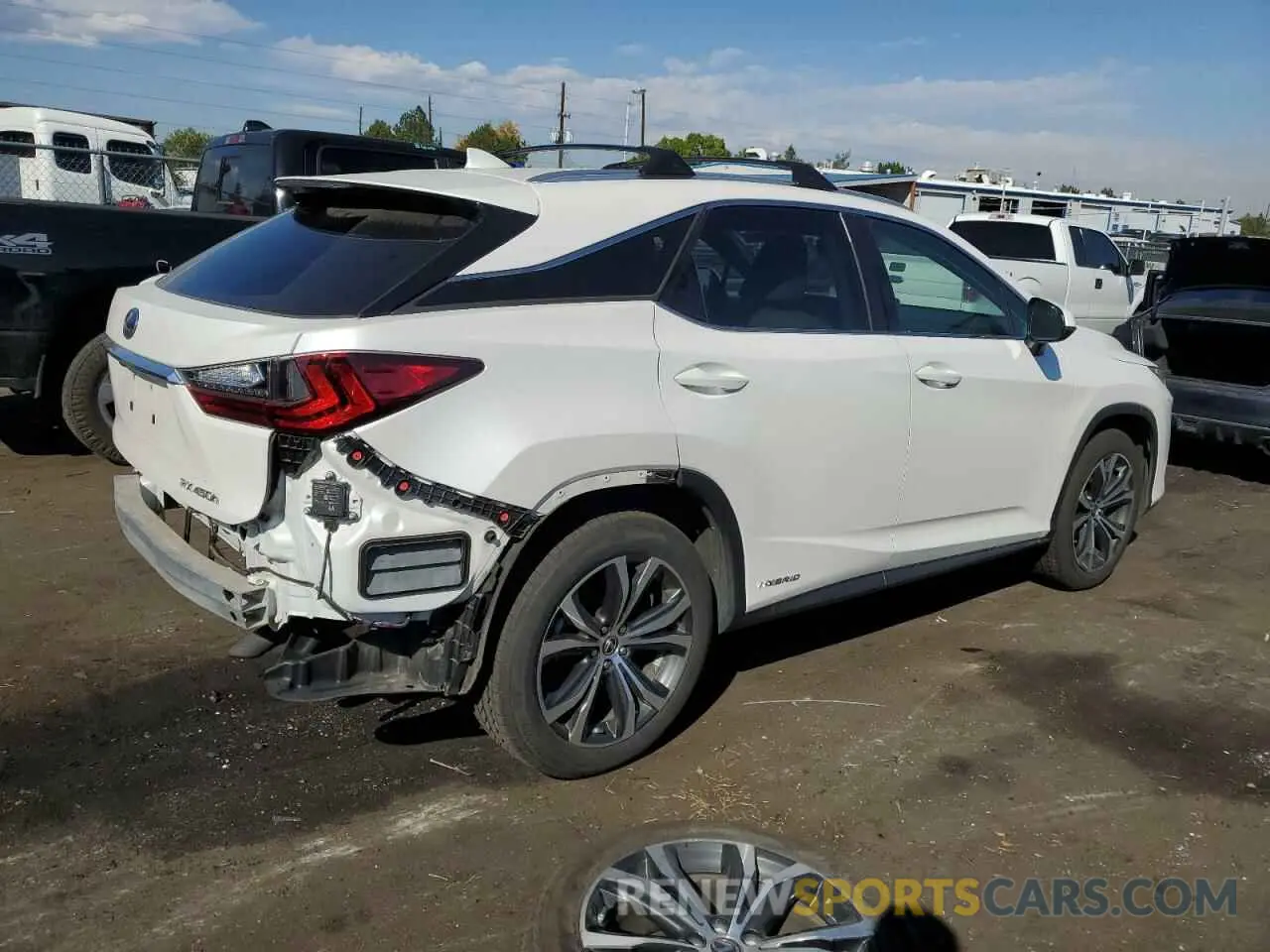 3 Photograph of a damaged car 2T2HGMDA1LC044409 LEXUS RX450 2020