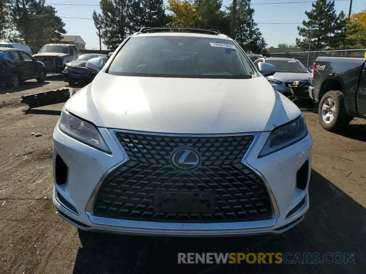 5 Photograph of a damaged car 2T2HGMDA1LC044409 LEXUS RX450 2020