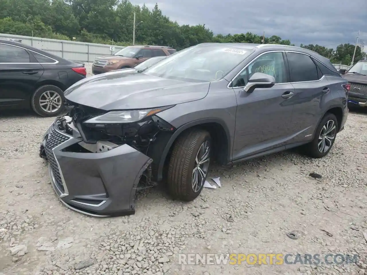 2 Photograph of a damaged car 2T2HGMDA2LC048680 LEXUS RX450 2020