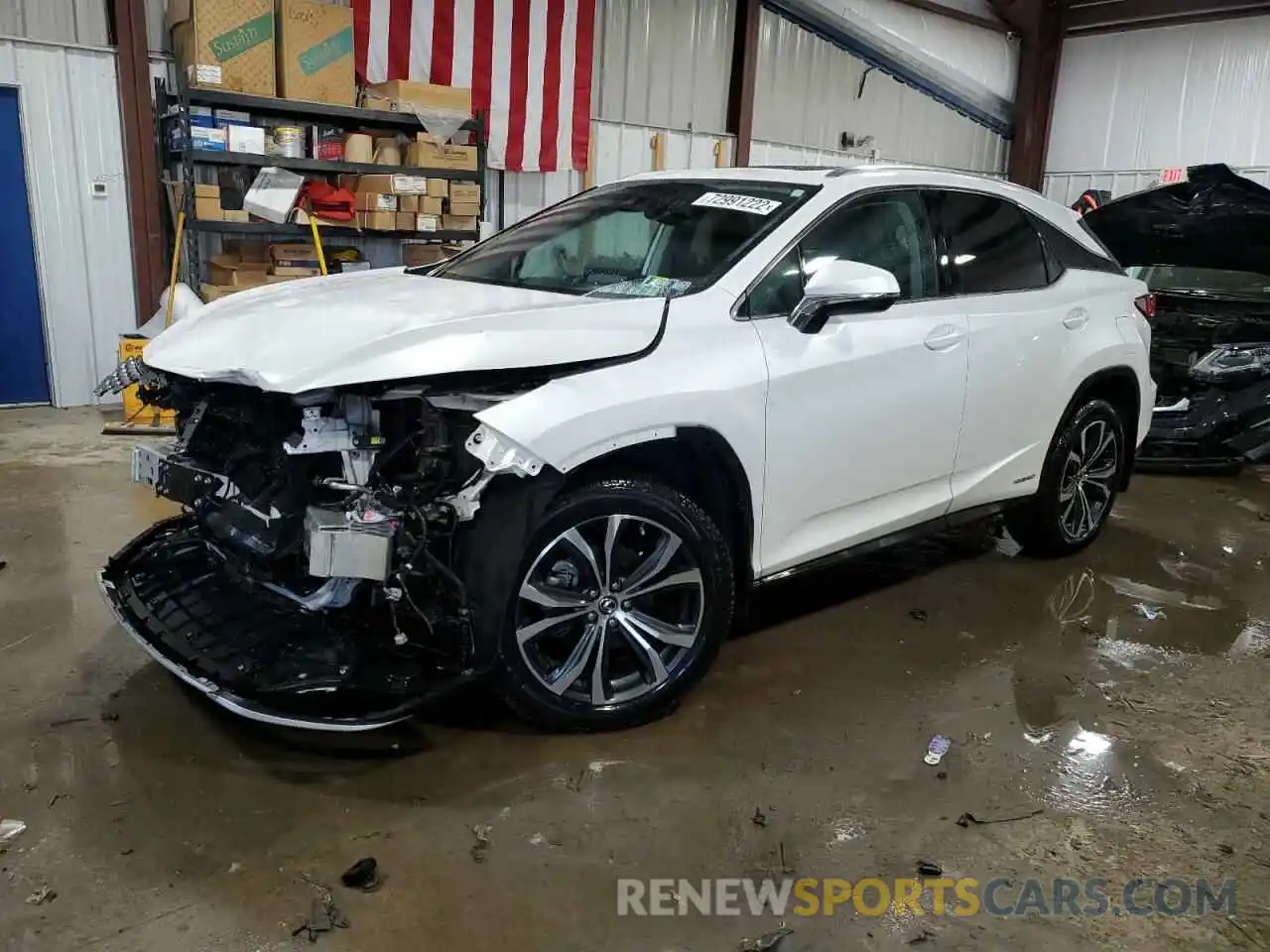 1 Photograph of a damaged car 2T2HGMDA2LC053085 LEXUS RX450 2020