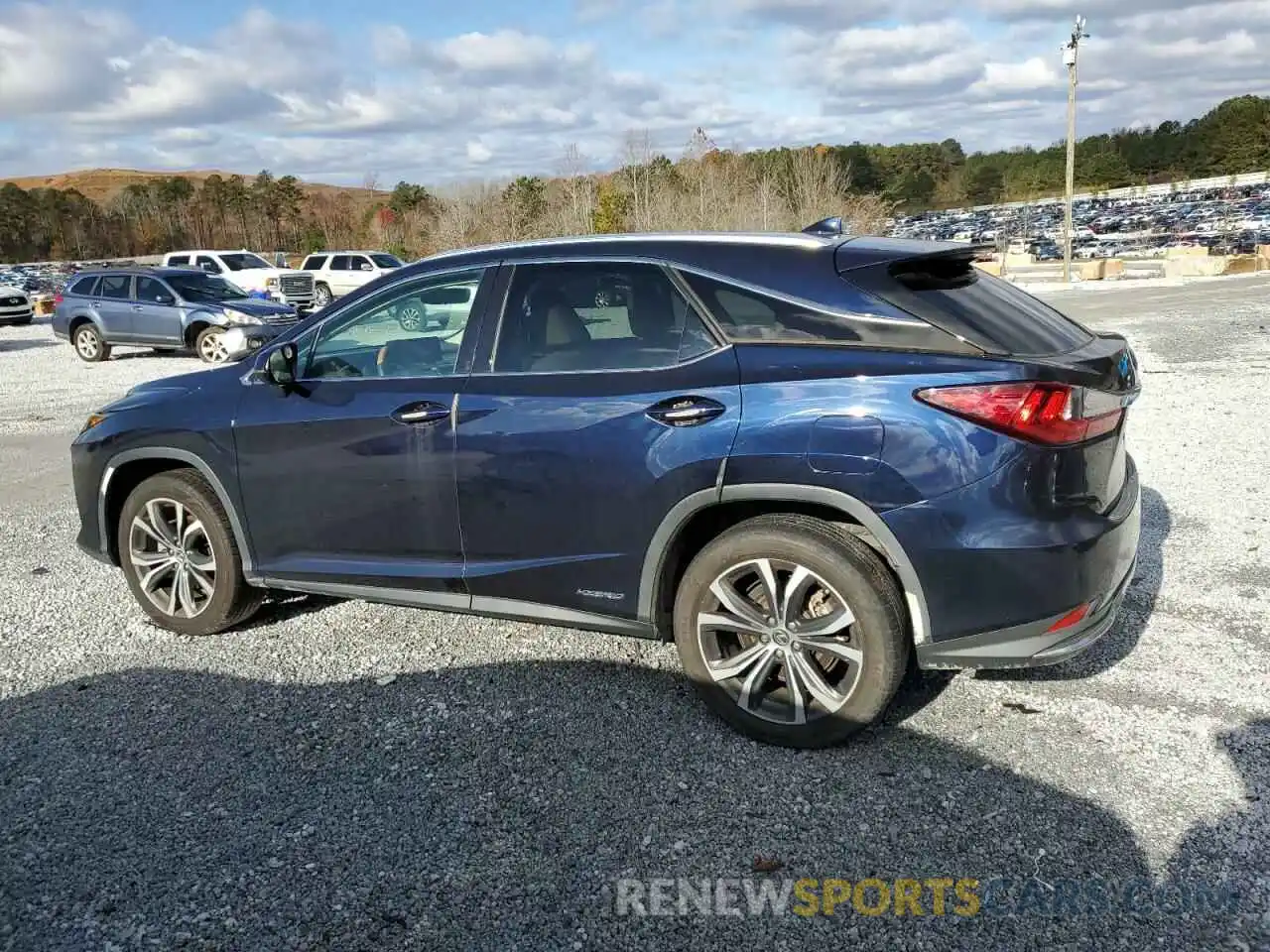 2 Photograph of a damaged car 2T2HGMDA4LC053296 LEXUS RX450 2020