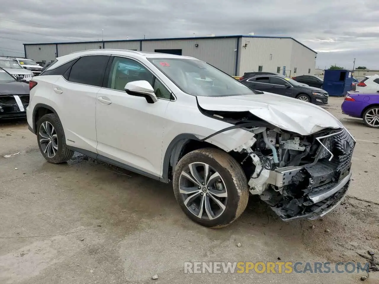 4 Photograph of a damaged car 2T2HGMDA7LC046584 LEXUS RX450 2020