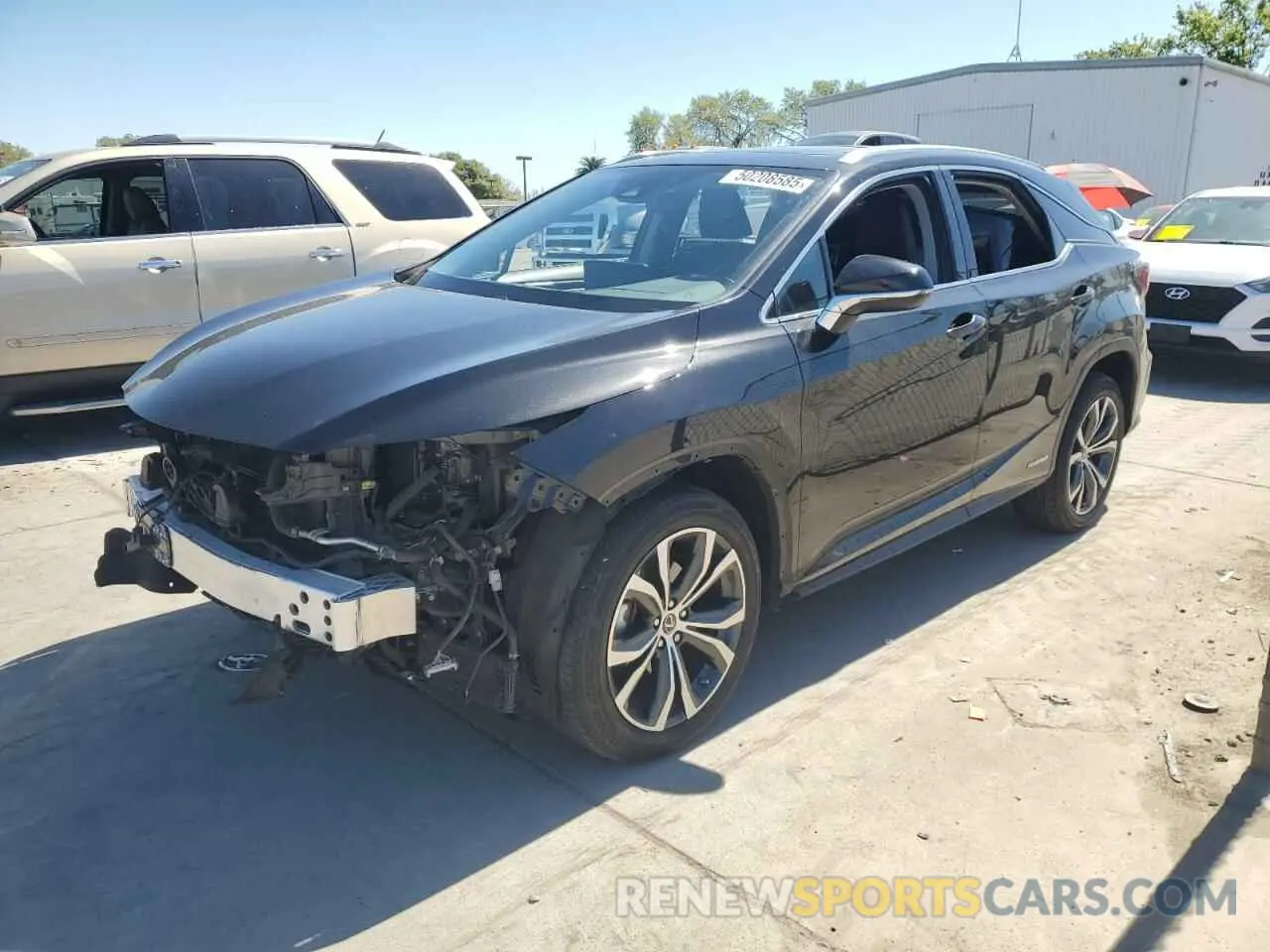 1 Photograph of a damaged car 2T2HGMDA7LC053163 LEXUS RX450 2020