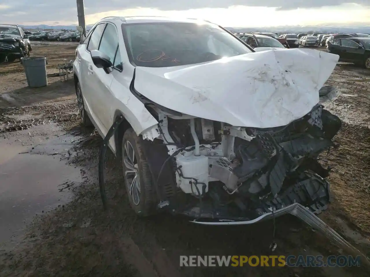 1 Photograph of a damaged car 2T2HGMDA9LC051043 LEXUS RX450 2020