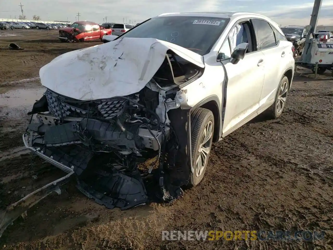 2 Photograph of a damaged car 2T2HGMDA9LC051043 LEXUS RX450 2020