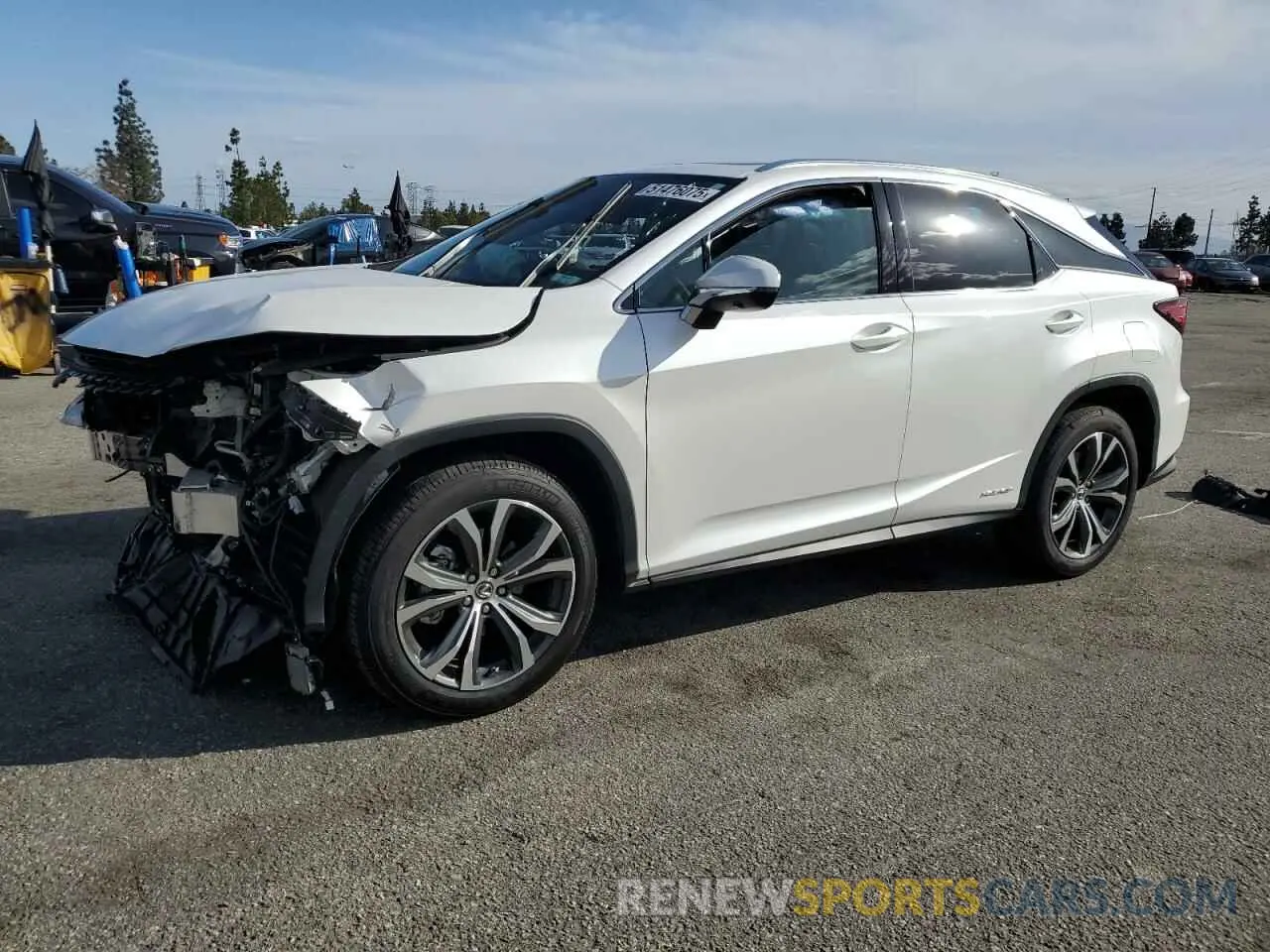 1 Photograph of a damaged car 2T2HGMDA9LC053018 LEXUS RX450 2020