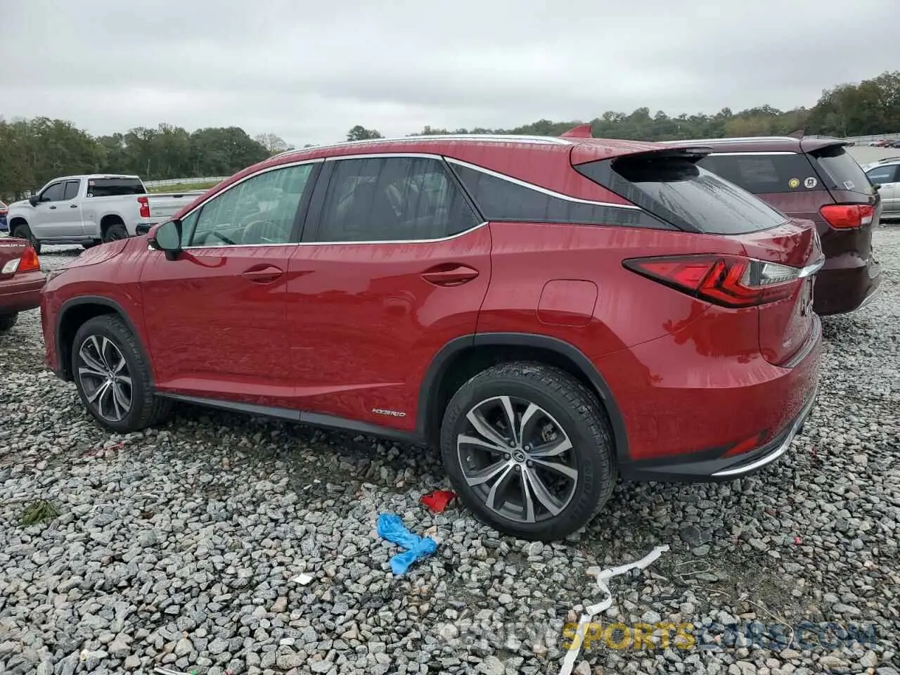 2 Photograph of a damaged car 2T2HGMDAXLC043985 LEXUS RX450 2020
