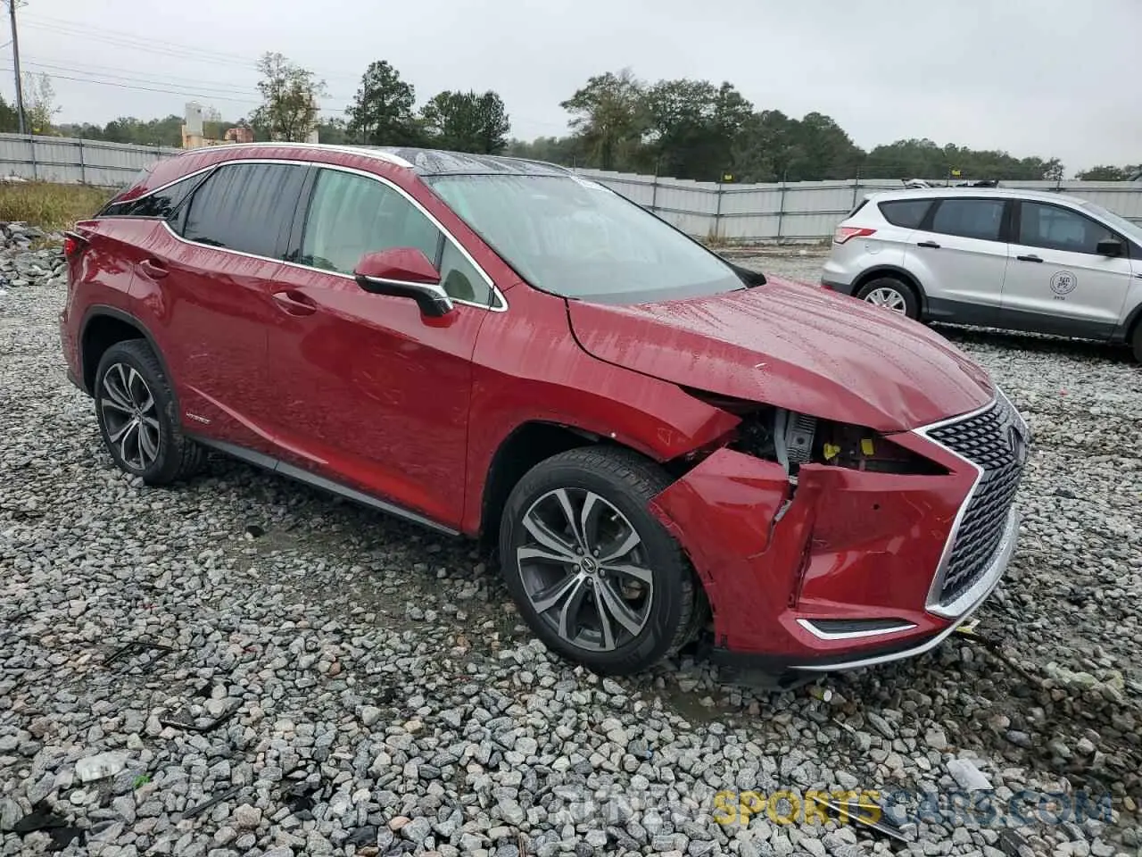 4 Photograph of a damaged car 2T2HGMDAXLC043985 LEXUS RX450 2020