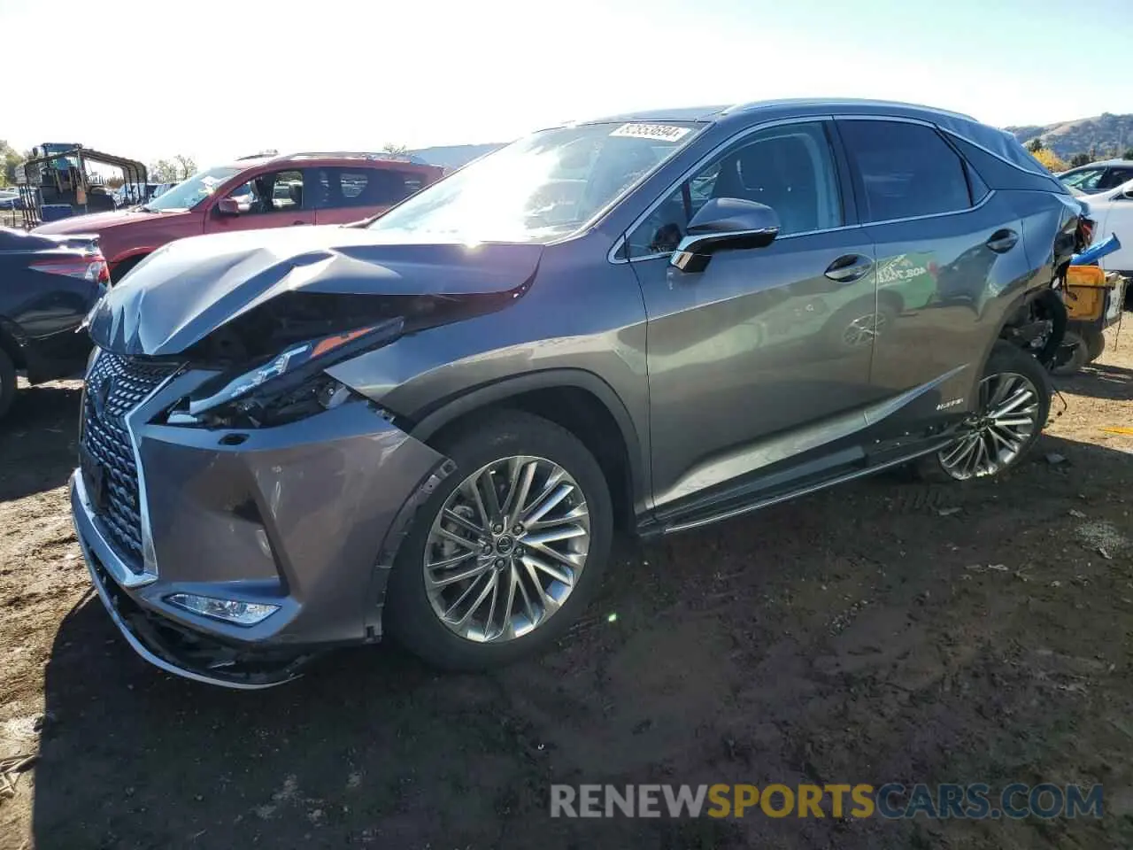 1 Photograph of a damaged car 2T2JGMDA1LC045108 LEXUS RX450 2020