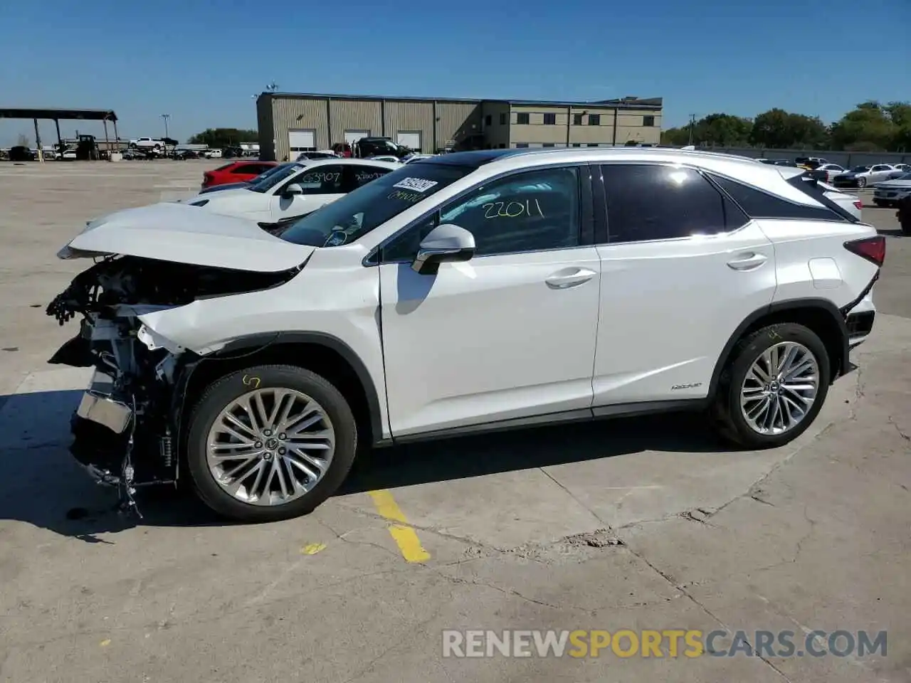 1 Photograph of a damaged car 2T2JGMDA1LC047070 LEXUS RX450 2020