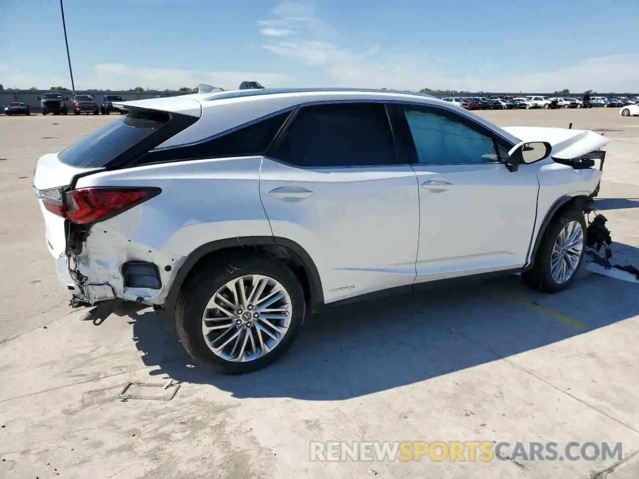 3 Photograph of a damaged car 2T2JGMDA1LC047070 LEXUS RX450 2020