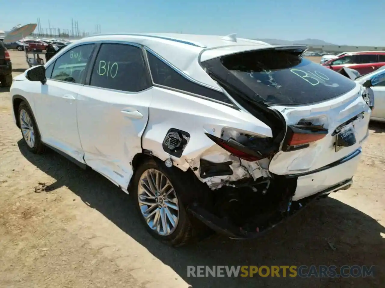 3 Photograph of a damaged car 2T2JGMDA3LC050553 LEXUS RX450 2020