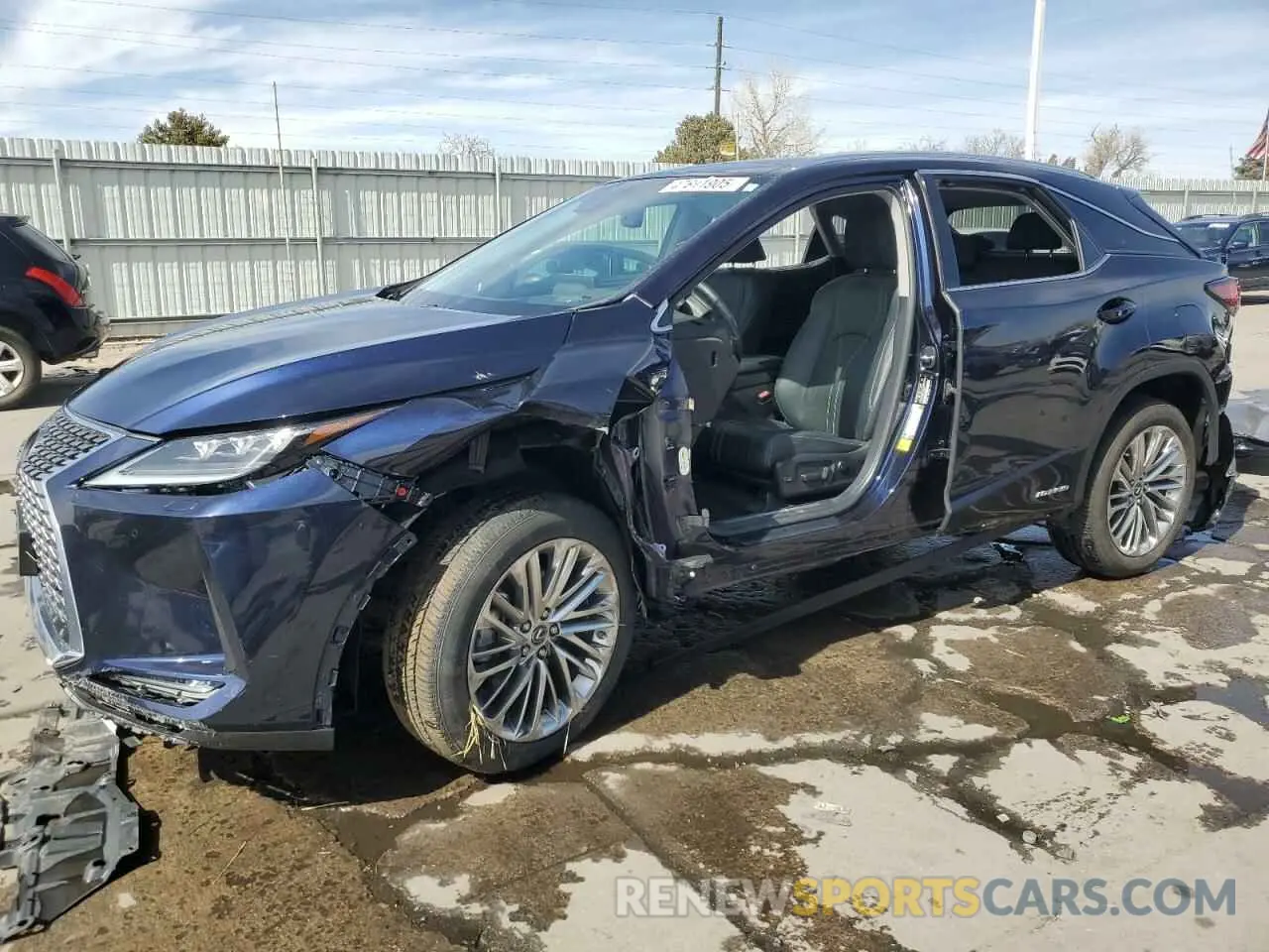 1 Photograph of a damaged car 2T2JGMDA4LC047144 LEXUS RX450 2020