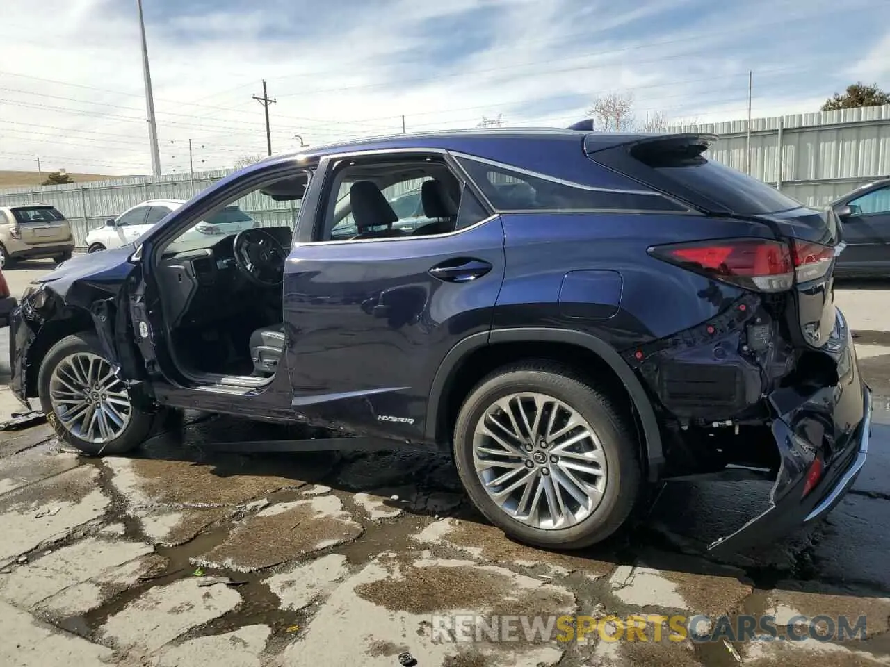 2 Photograph of a damaged car 2T2JGMDA4LC047144 LEXUS RX450 2020