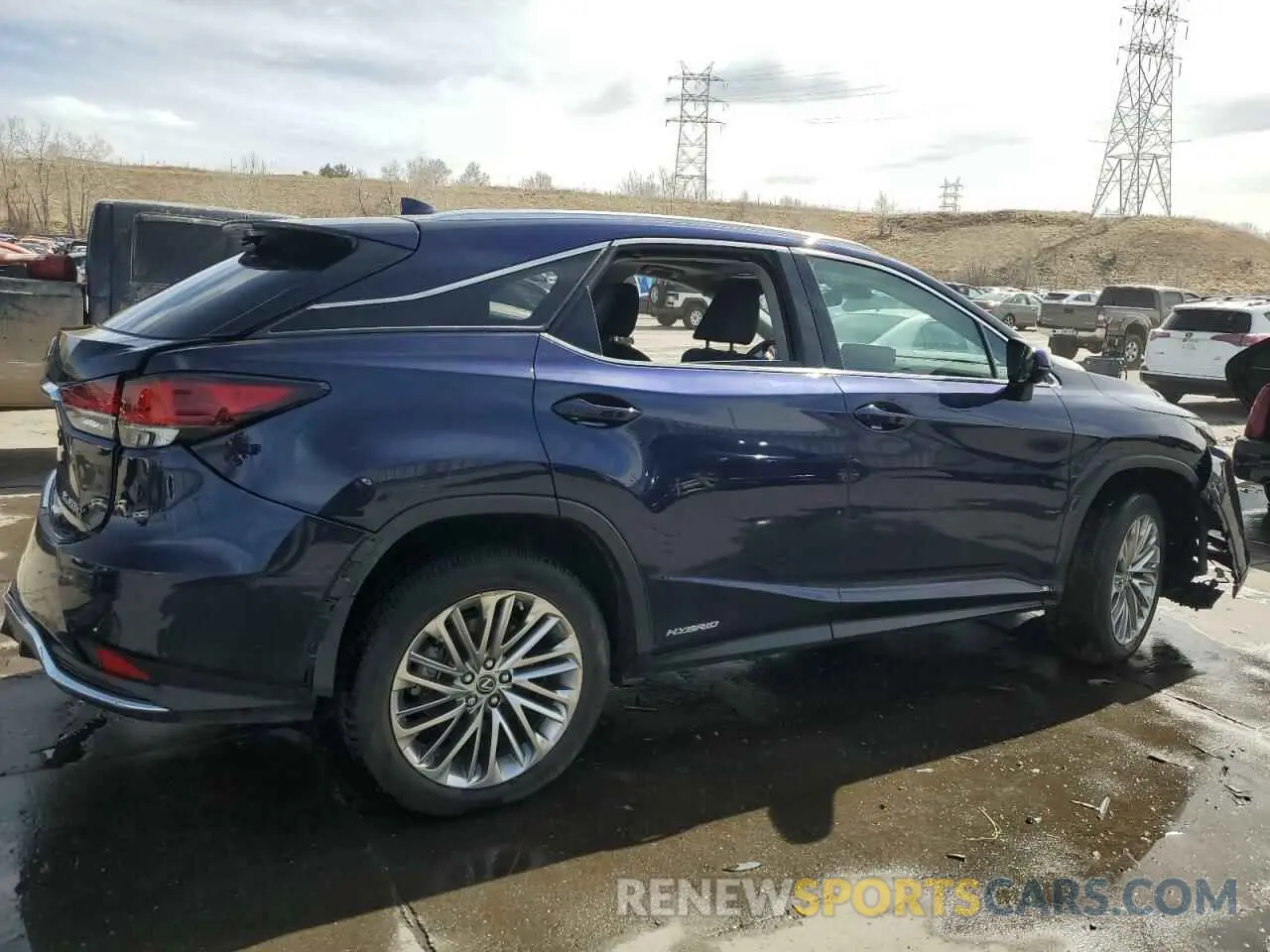 3 Photograph of a damaged car 2T2JGMDA4LC047144 LEXUS RX450 2020
