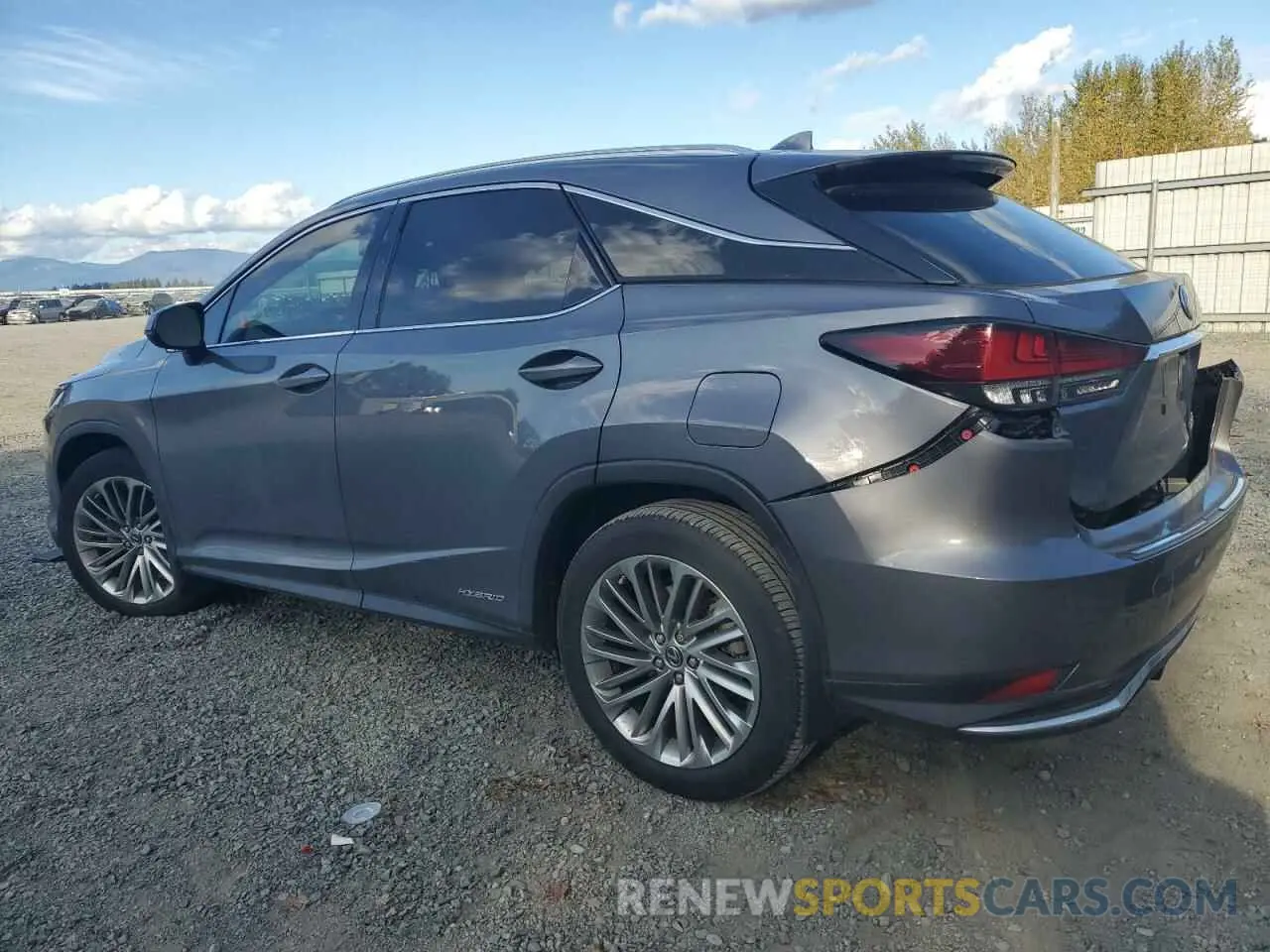 2 Photograph of a damaged car 2T2JGMDA6LC046920 LEXUS RX450 2020