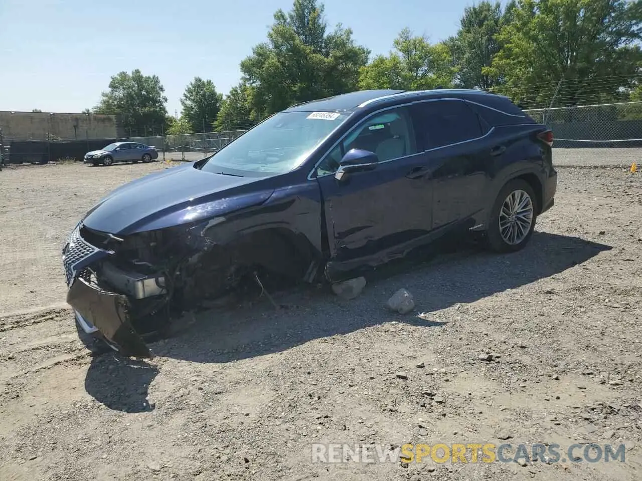 1 Photograph of a damaged car 2T2JGMDA6LC052510 LEXUS RX450 2020